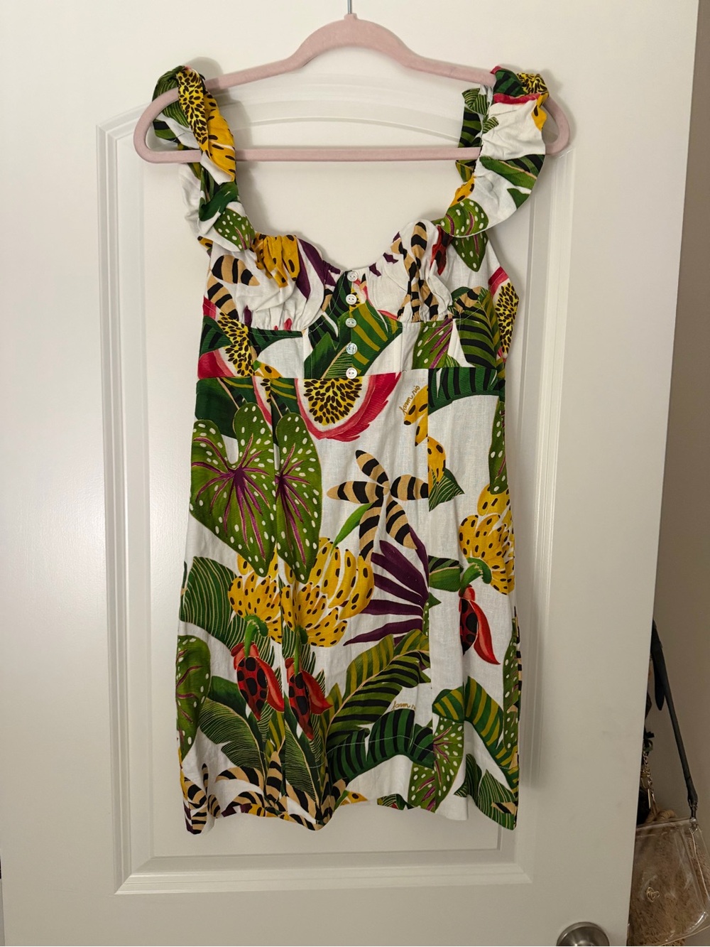 NWT Farm Rio Striped Forest Mini Dress - Picture 3 of 5